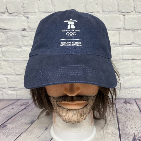 Vancouver 2010 Olympics Hat Cap Strap Back Navy Blue PETRO Canada Logo Item #2 - Picture 1 of 8